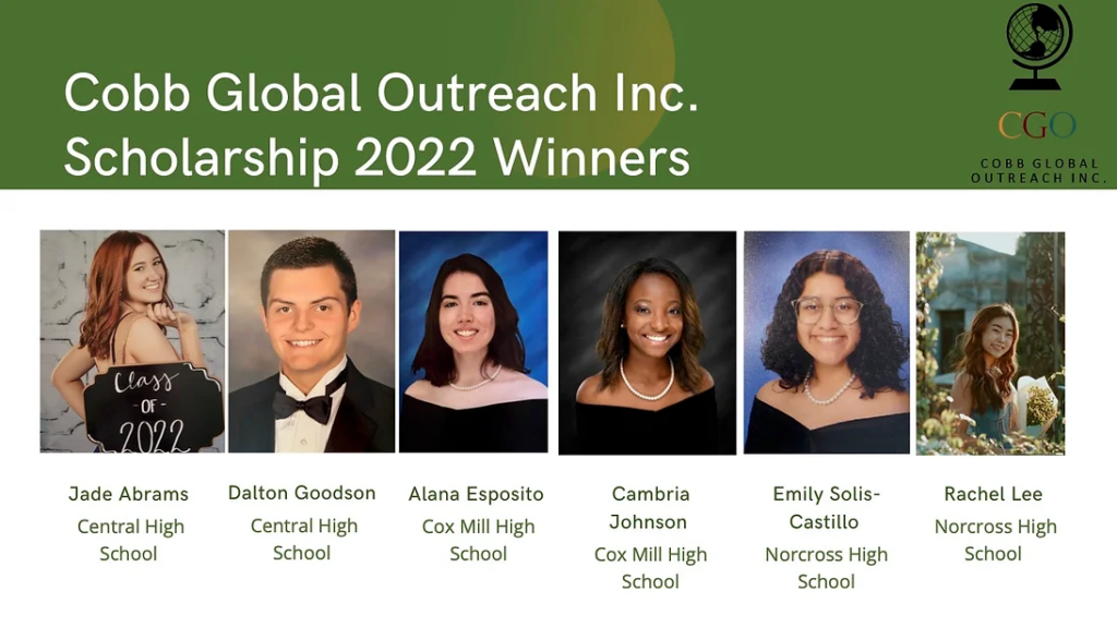 2022 Scholarship Recipients
